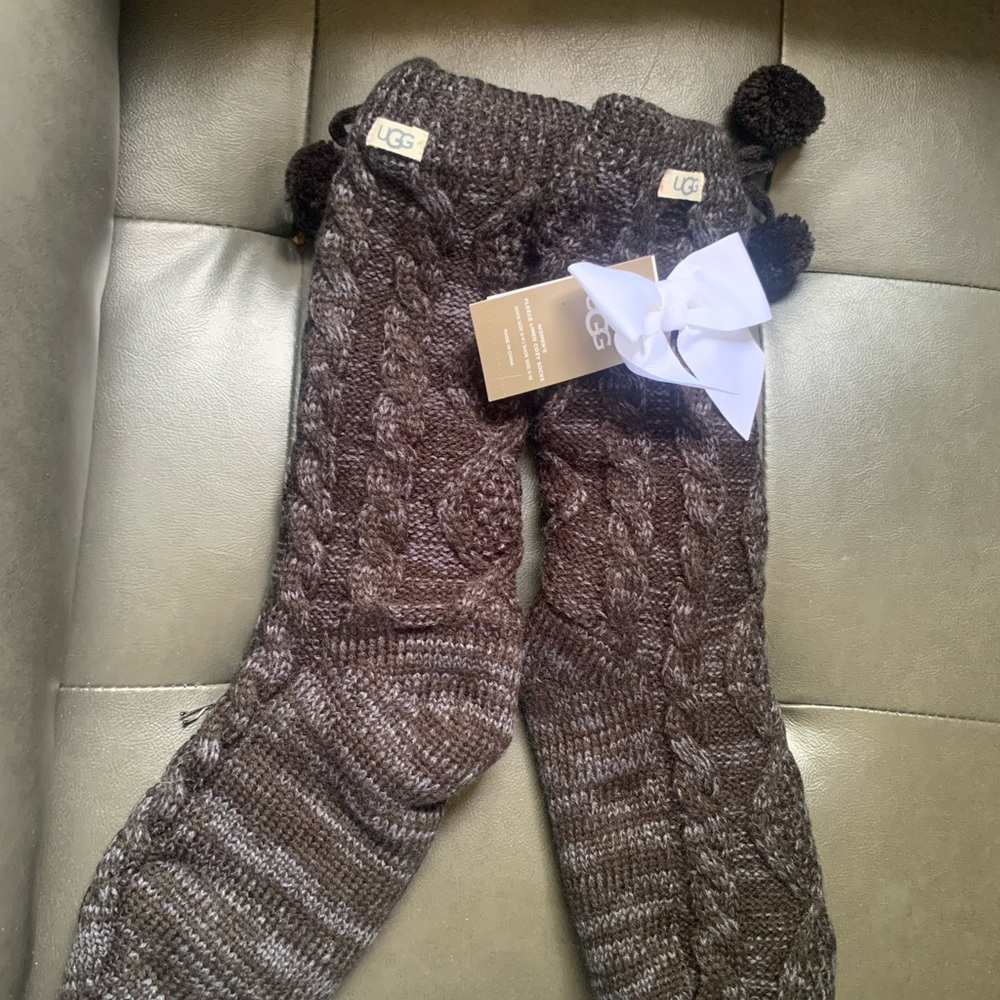 UGG Dark Brown Knit Accessories